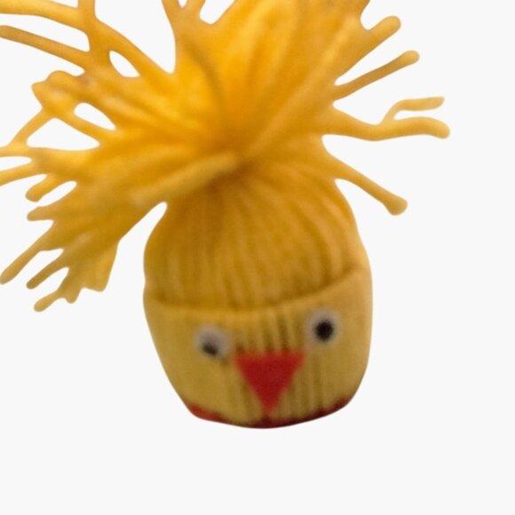 Yellow Yarn Chick Pom Pom Googly Eyes - Picture 8 of 8